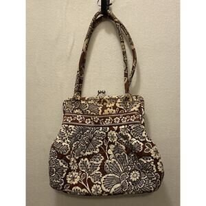 Vera Bradley Purse - Slate Bloom Multi color floral print Alice Kiss lock
